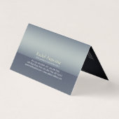 Yoga Meditation Reiki Master Quotes Visitenkarten (Rückseite)