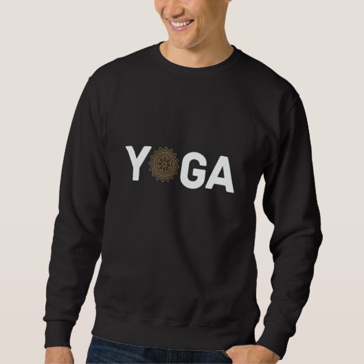 Yoga Meditation Spiritual Lotus Namaste Artistic 1 Sweatshirt (Vorderseite)