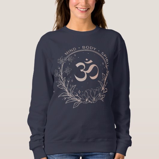 Yoga, Meditation, Spiritualität, Namaste, Geist un Sweatshirt (Vorderseite)