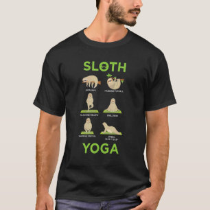 Yoga-Meditation Süße Faule Faultier Lustige Faulti T-Shirt