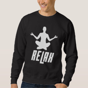 Yoga Meditation Übungen Relax Posen Yogis Instru Sweatshirt