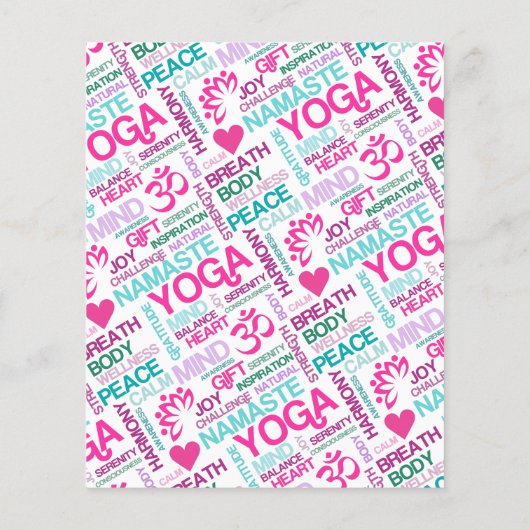 Yoga Meditation Veranstaltung Retreat oder Worksho Flyer (Hinten)