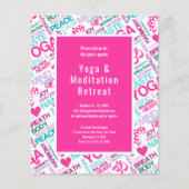 Yoga Meditation Veranstaltung Retreat oder Worksho Flyer (Vorne)