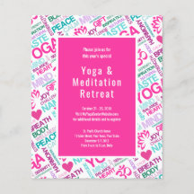 Yoga Meditation Veranstaltung Retreat oder Worksho