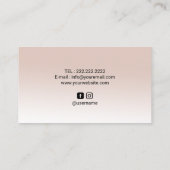 Yoga Meditation Wellness Wellness-Center Visitenkarte (Rückseite)