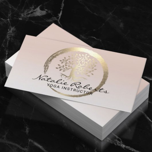 Yoga Meditation Wellness Wellness-Center Visitenkarte