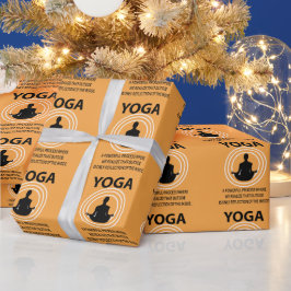 Yoga Meditation Yoga Geschenkpapier