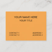 Yoga Meditation Yoga Instructor Visitenkarte (Rückseite)