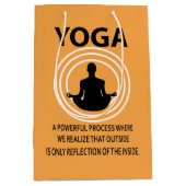 Yoga Meditation Yoga Mittlere Geschenktüte (Vorderseite)