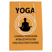 Yoga Meditation Yoga Mittlere Geschenktüte (Rückseite)