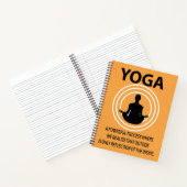 Yoga Meditation Yoga Notizblock (Innenseite)