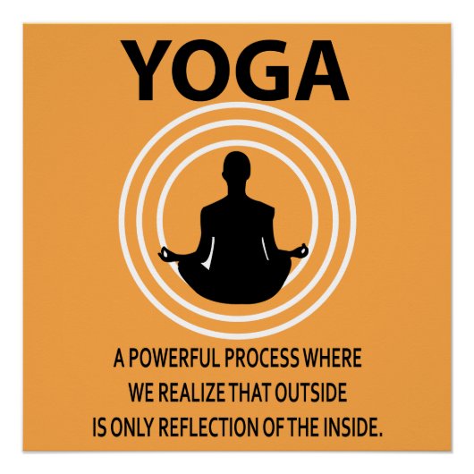 Yoga Meditation Yoga Poster (Vorderseite)
