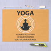 Yoga Meditation Yoga Seidenpapier (Handwerk)