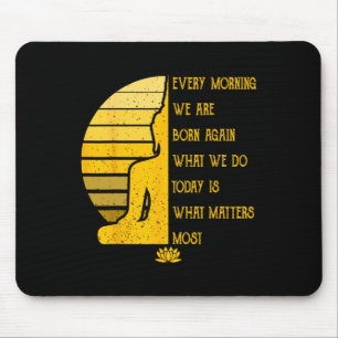 Yoga-Meditations-Buddha-Geschenk Yoga-Lehrer Mousepad