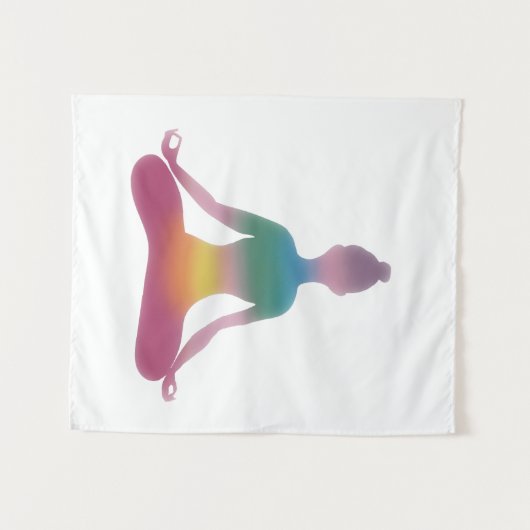 Yoga, Meditationsband Wandteppich (Vorderseite (Horizontal))