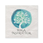 Yoga-Meditationslehrer Eleganter Weißer Türkiser B