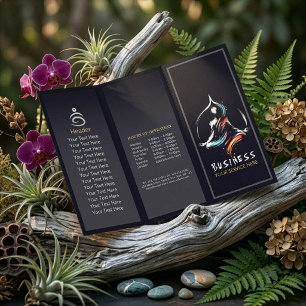 Yoga-Meditationslehrer Lotus-Pose Pinselstrich