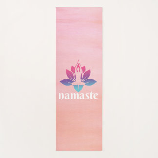 Yoga-Meditationsmatte für Frauen mit Mandala-Zitat Yogamatte