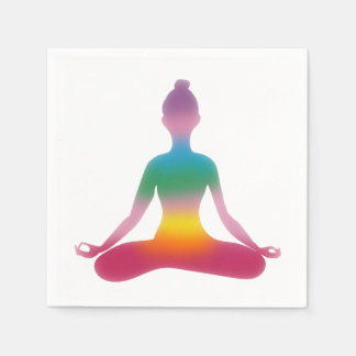 Yoga, Meditationspapier Napkins Serviette