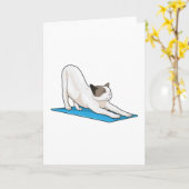 Yoga-Medizin-Fitness Karte (Gelbe Blume)