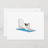 Yoga-Medizin-Fitness Postkarte (Vorne/Hinten)