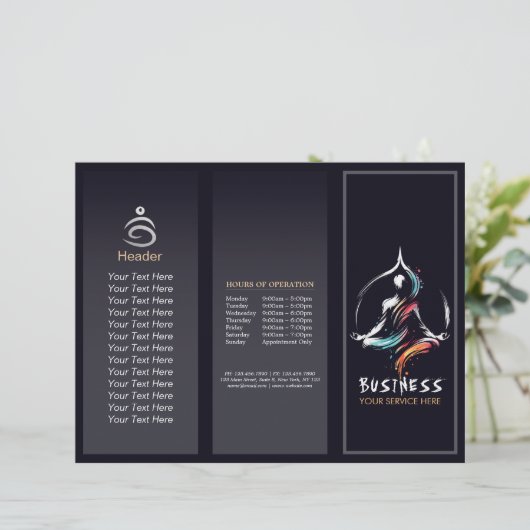 Yoga Medizin Instruktor Lotus Pose Pinselstrich (Stehend Vorderseite)