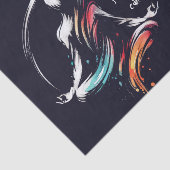 Yoga Medizin Instruktor Lotus Pose Pinselstrich Seidenpapier (Ausschnitt)