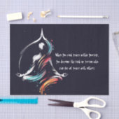 Yoga Medizin Instruktor Lotus Pose Pinselstrich Seidenpapier (Handwerk)