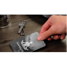 Yoga Medizin Instruktor Sukhasana Pose Zen Sign