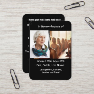 Yoga Memorial Pocket Card Visitenkarte