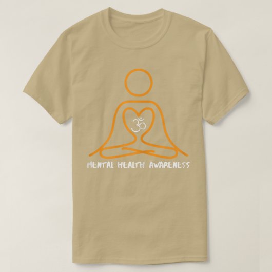 Yoga Mental Health Awareness T-Shirt (Design vorne)