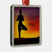 Yoga Metal Ornament Aus Metall (Rechts)