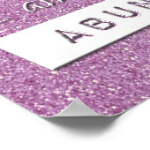 Yoga Mindful Quote Poster (Ecke)