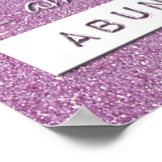 Yoga Mindful Quote Poster (Ecke)