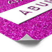 Yoga Mindful Quote Poster (Ecke)