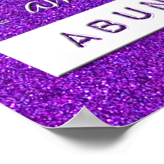 Yoga Mindful Quote Poster (Ecke)