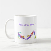 Yoga mit einer Freund Tasse (Links)