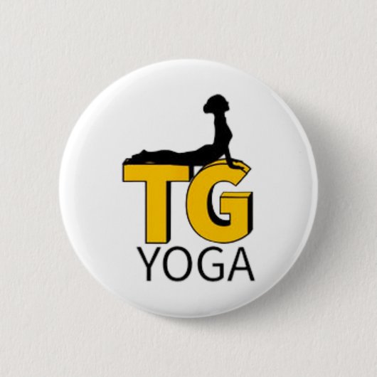 Yoga mit Tg-Logo  Button (Vorderseite)