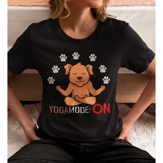 Yoga Mode on Meditation Women Tshirt