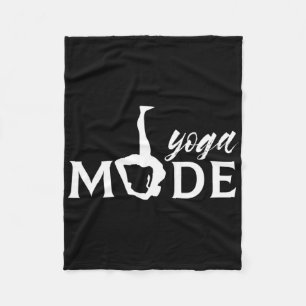 Yoga-Modus Spiritualität Meditieren Meditation Spi Fleecedecke