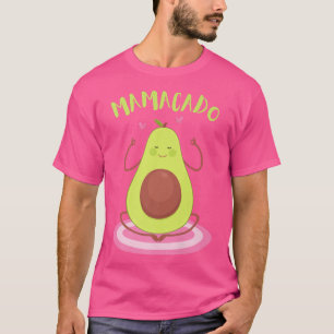 Yoga Mom Avocado Mamacado Pregnant Pregnancy Gifts T-Shirt