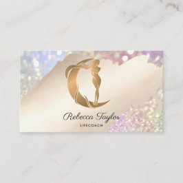 Yoga-Mond-Himmelsmystische weibliche Göttin Visitenkarte