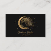 Yoga-Mond-Reisebus WILLOW Goldener Bus Visitenkarte (Vorderseite)