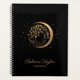 Yoga-Mond-Trend-Coach-Baum Leben Gold Planer