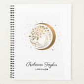 Yoga-Mond-Trend-Coach-Baum Leben Gold Planer (Vorderseite)