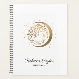 Yoga-Mond-Trend-Coach-Baum Leben Gold Planer