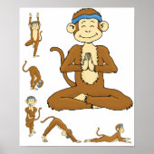 Yoga Monkey Poster (Vorne)