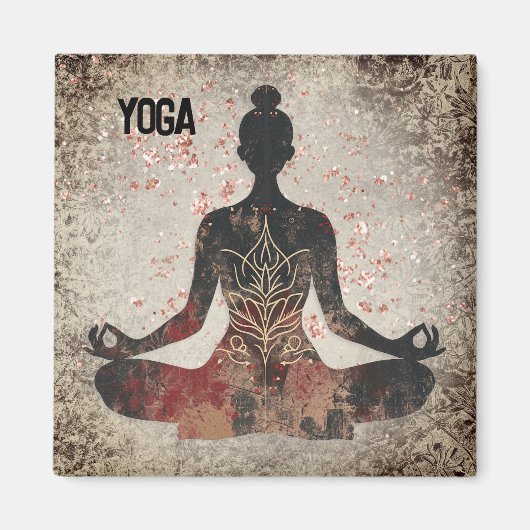 Yoga Mood Magnet (Vorne)