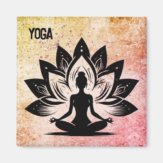 Yoga Mood Magnet (Vorne)
