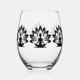 Yoga Mood Weinglas Ohne Stiel